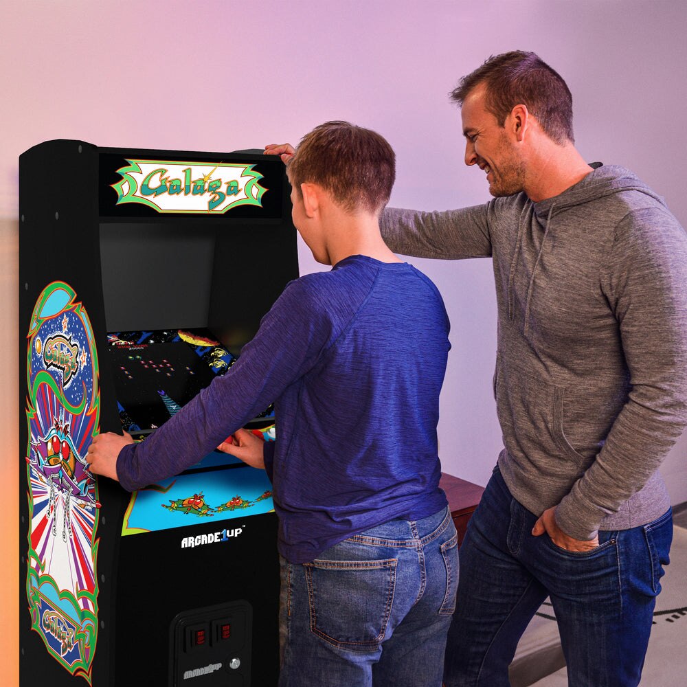 Arcade Galaga Deluxe Arcade1up Amarillo-2