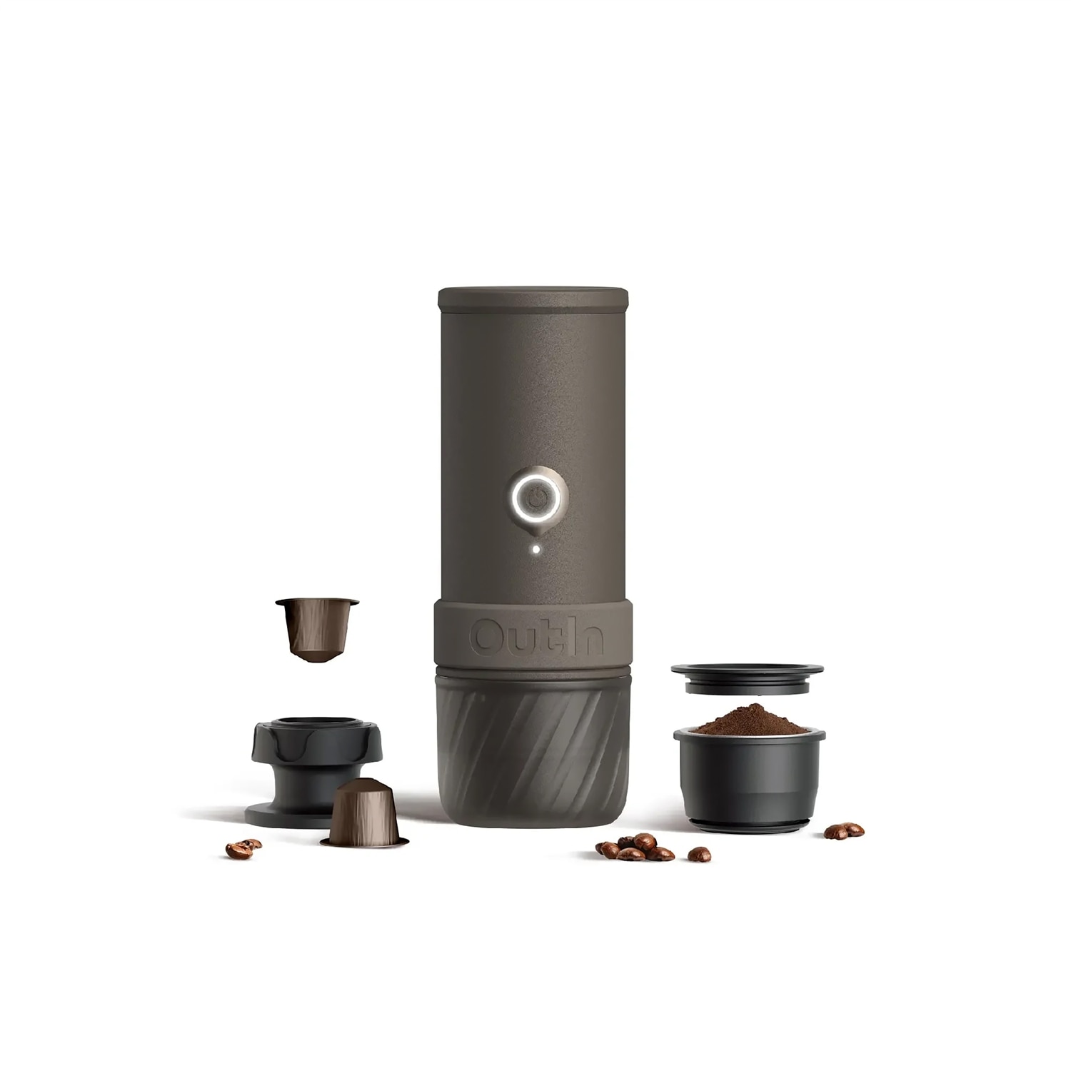 Imagen 4 de Cafetera espresso portátil Outin Mino - Gris Gris