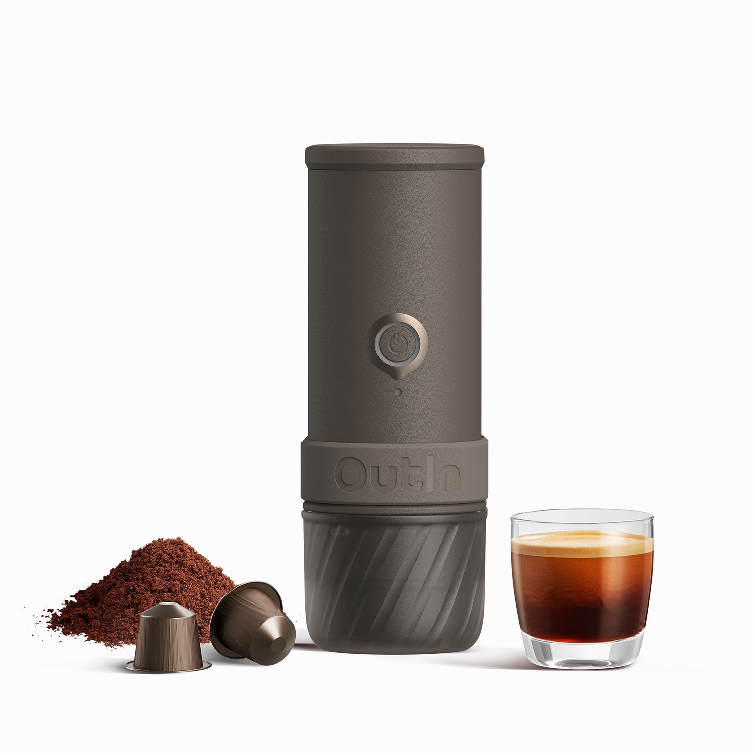 Imagen 6 de Cafetera espresso portátil Outin Mino - Gris Gris