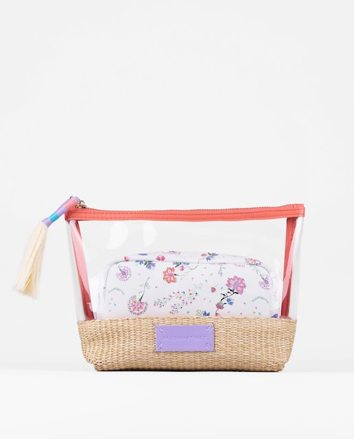 Imagen 0 de Set neceseres combinación estampado Marlene multicolor