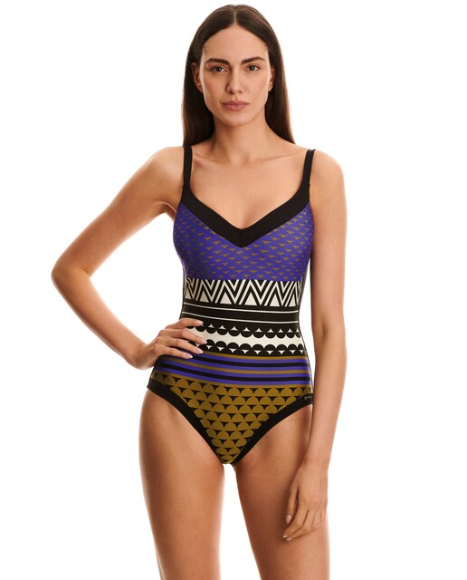 Imagen 0 de Bañador de mujer de control fit con aro interior de capacidad D