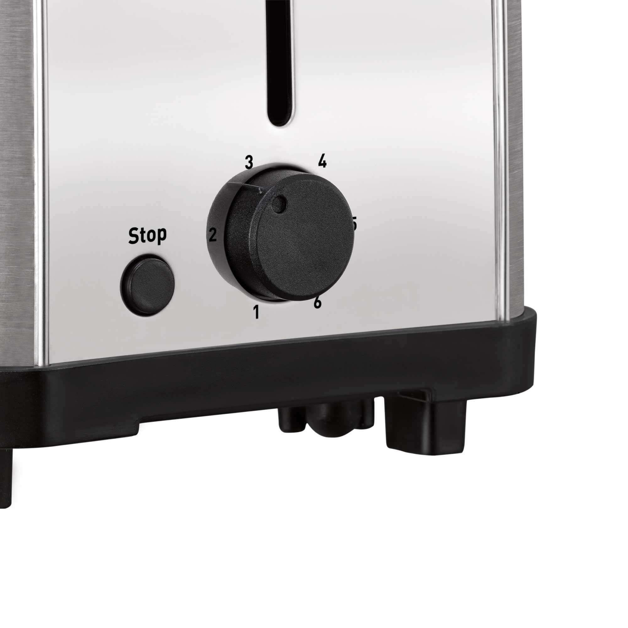 Tostador Moulinex LT330D Classic 2 ranuras cortas acero inoxidable 700W - Inox Inox-4