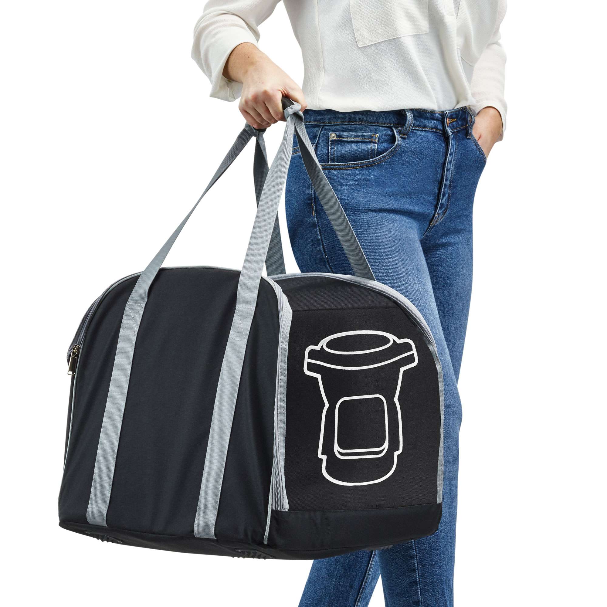 Bolsa de transporte Companion XF38L8 bolsillos acolchados - Negro Negro-3