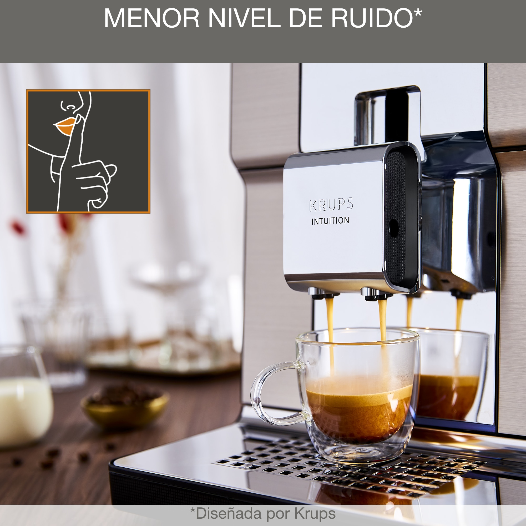 Thumbnail 3 de Krups Intuition Experience EA877 Cafetera Silenciosa ☕️