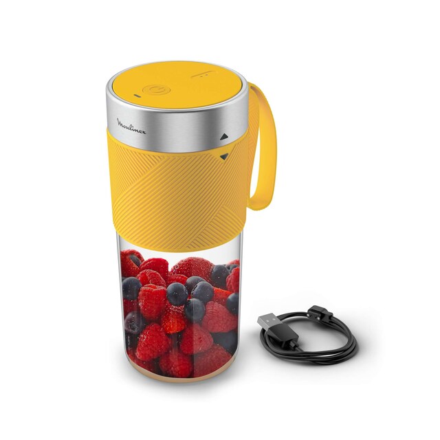 Imagen 0 de Batidora portátil USB Moulinex Lightmix 300ml hasta 11 usos por carga
