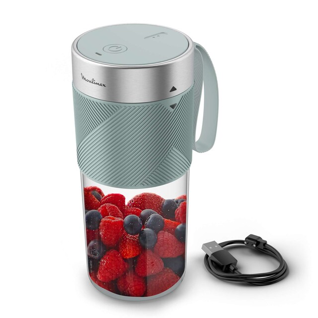 Imagen 0 de Batidora portátil USB Moulinex Lightmix 300ml hasta 11 usos por carga