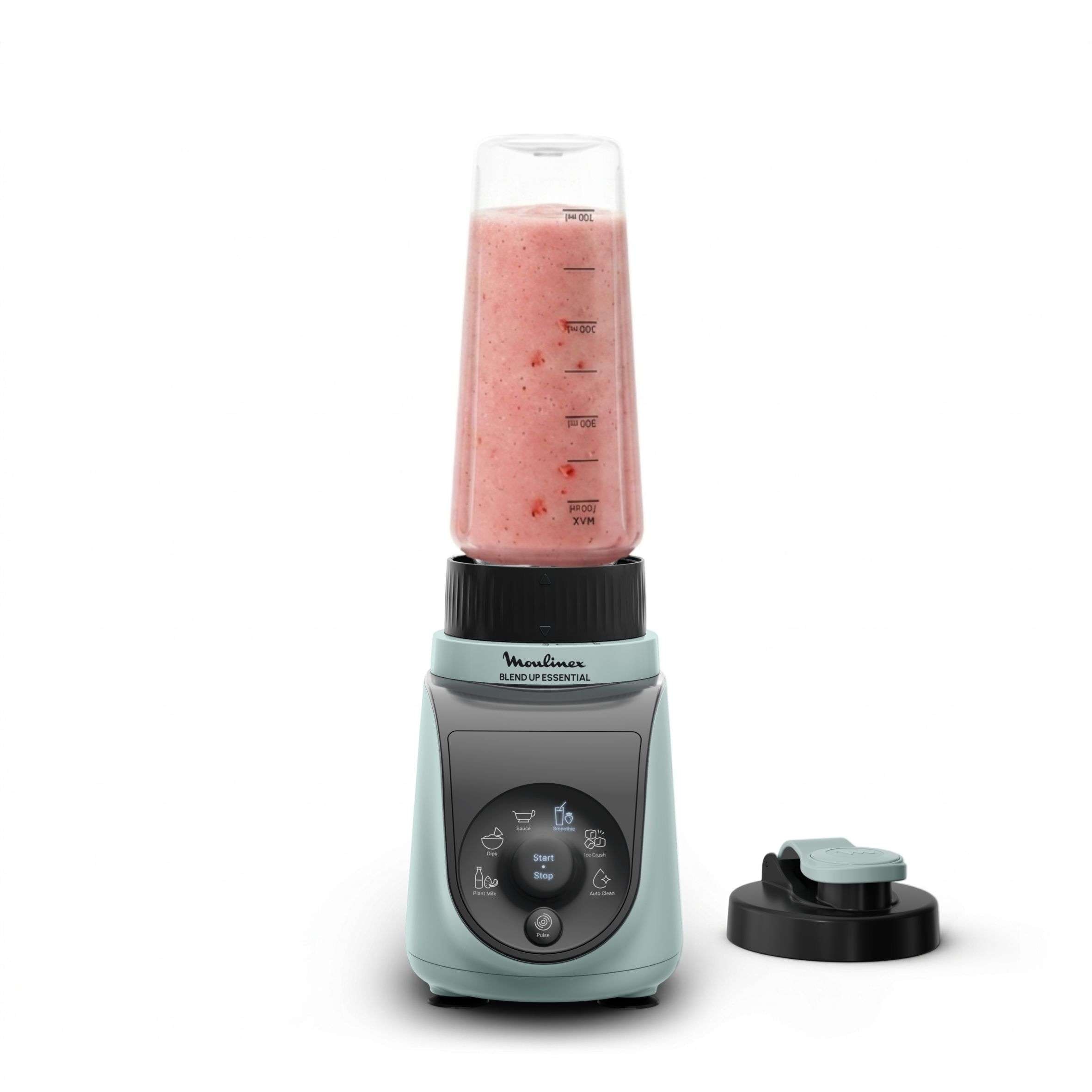 Moulinex - Batidora personal Moulinex Blend Up Essential, 6 programas automáticos, 800 W.
