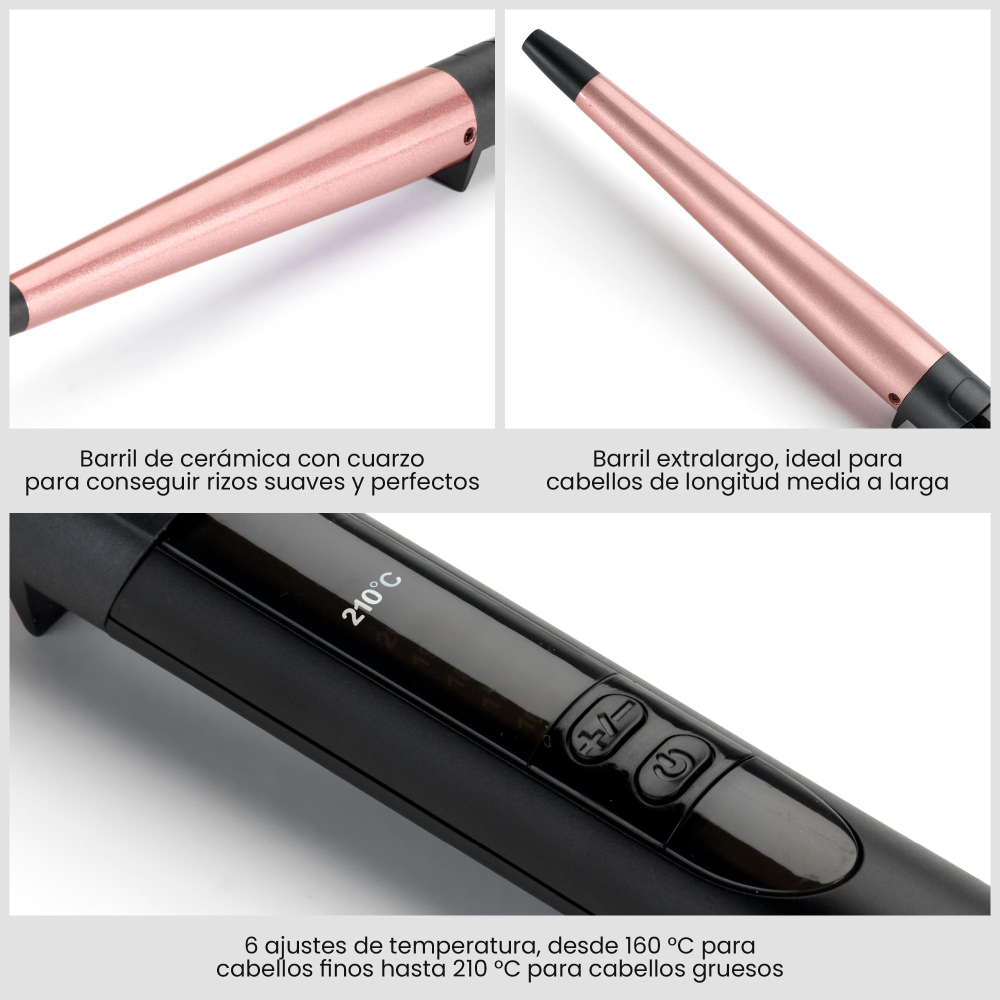Imagen 3 de BaByliss Tenacilla cónica 13-25 mm - C454E - Negro Negro