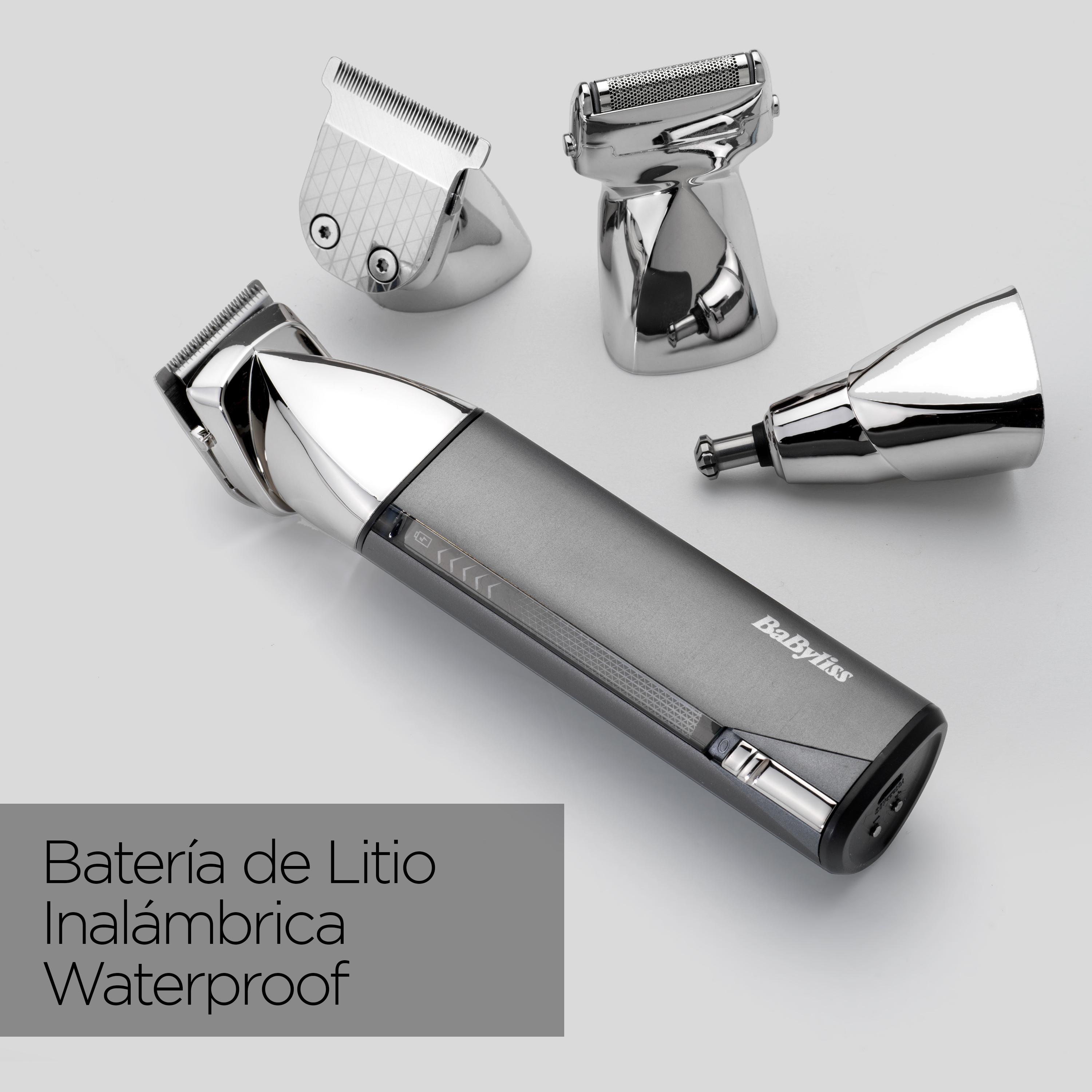 Imagen 4 de Recortadora Babyliss MT996E con 3 cabezales - Gris Gris