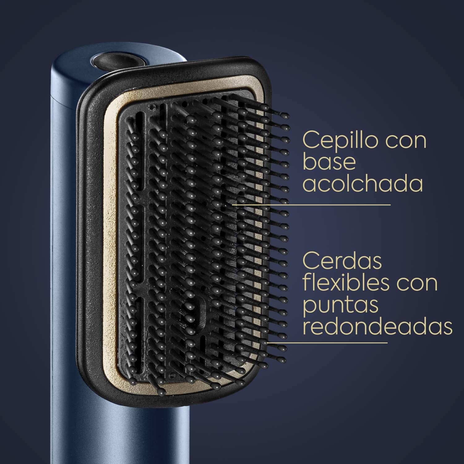 Accesorio cepillo Pala Desenredante compatible con el Air Wand de BaByliss - Negro Negro-3