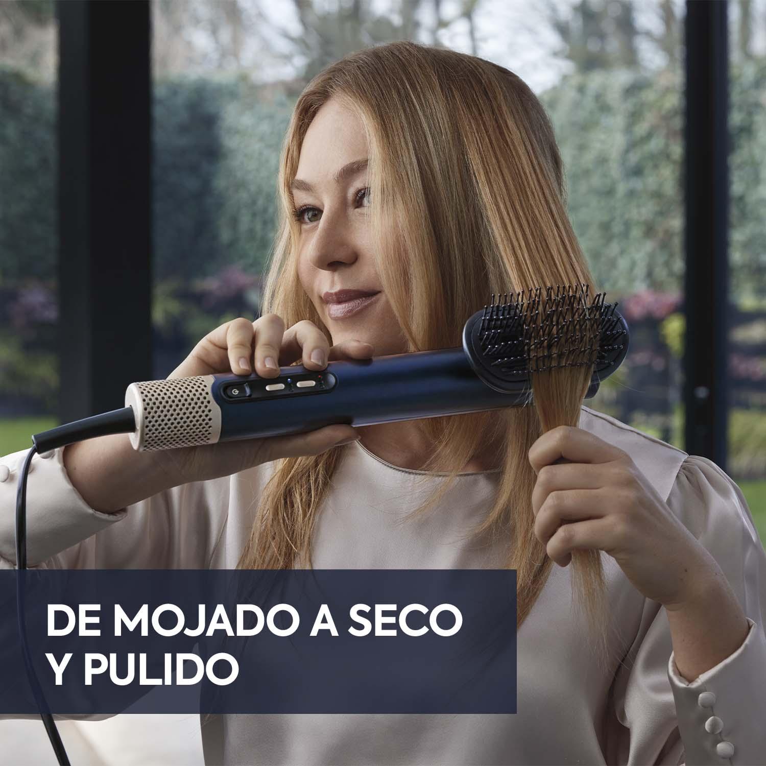 Accesorio cepillo Pala Desenredante compatible con el Air Wand de BaByliss - Negro Negro-4