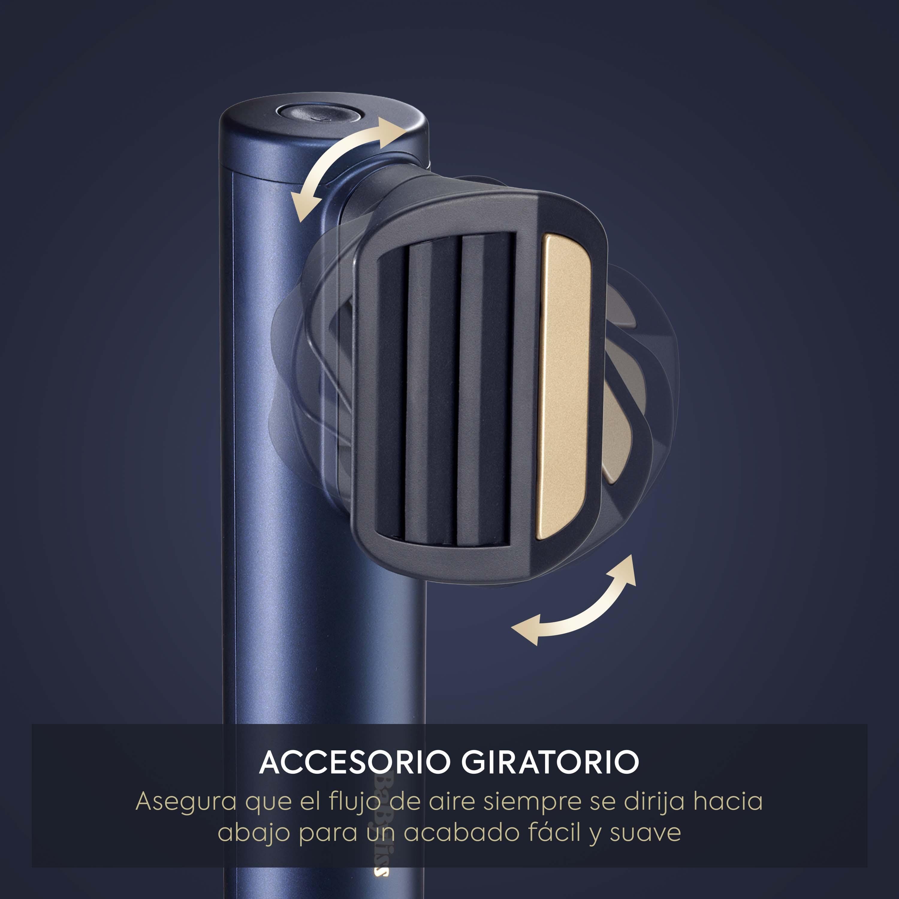 Accesorio Anti-Frizz compatible con el Air Wand de BaByliss - Negro Negro-6