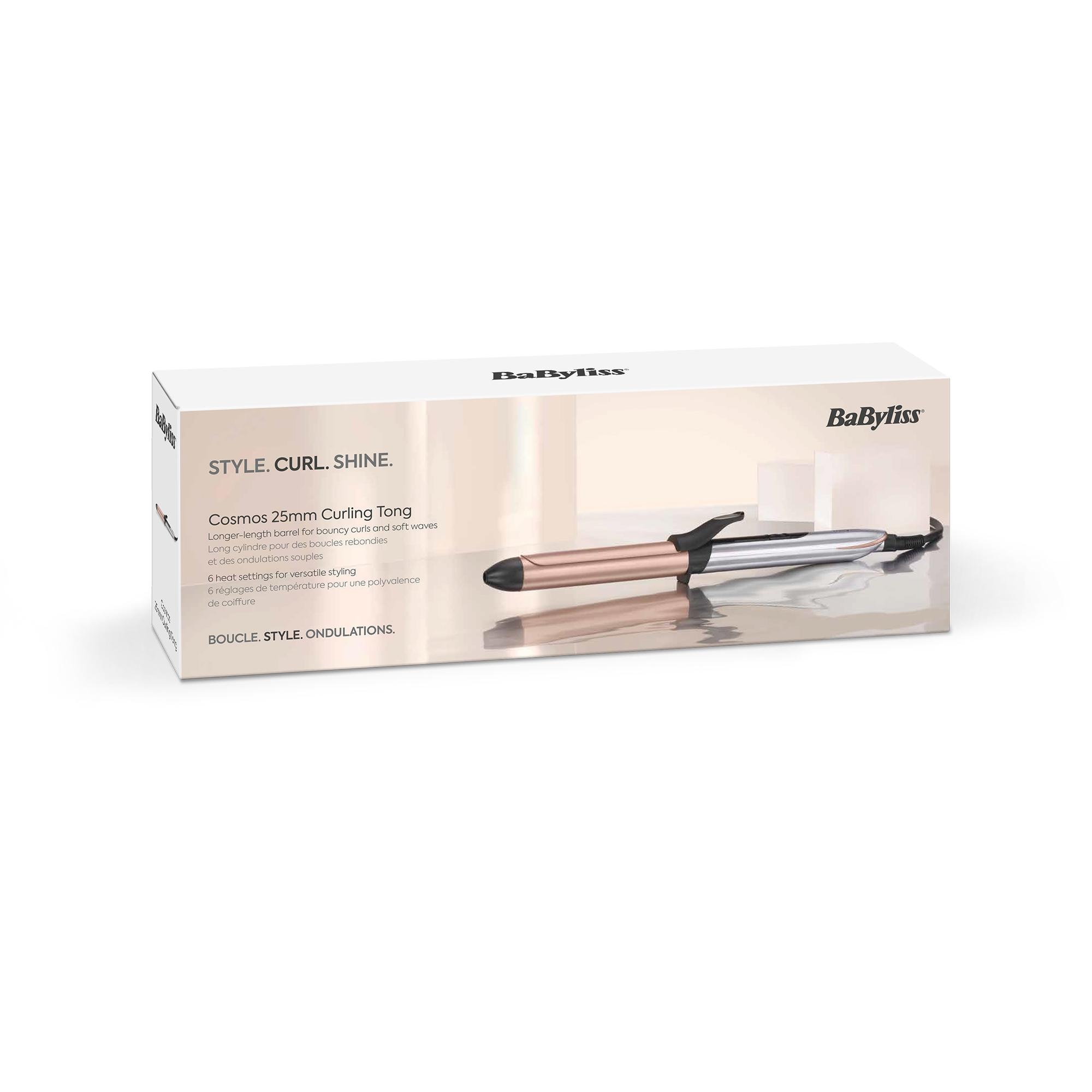 Imagen 5 de BaByliss Tenacilla Cosmos 25 mm - C263E - Gris claro Gris claro