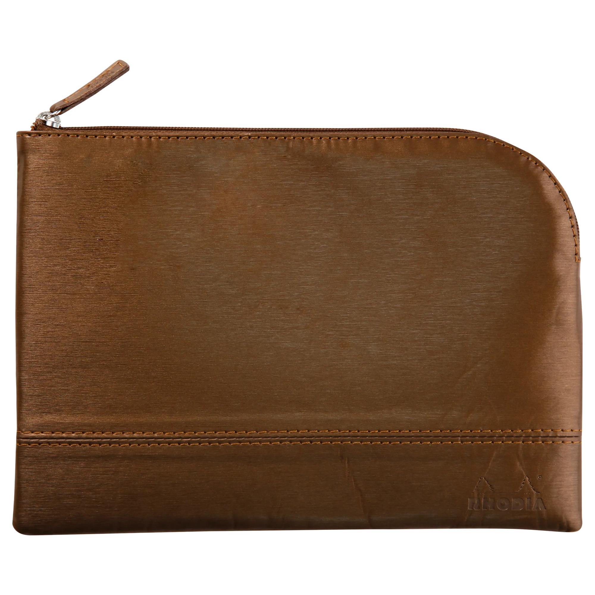 Bolsa con cremallera - Rhodia 116619C - Mediana - 16x22.