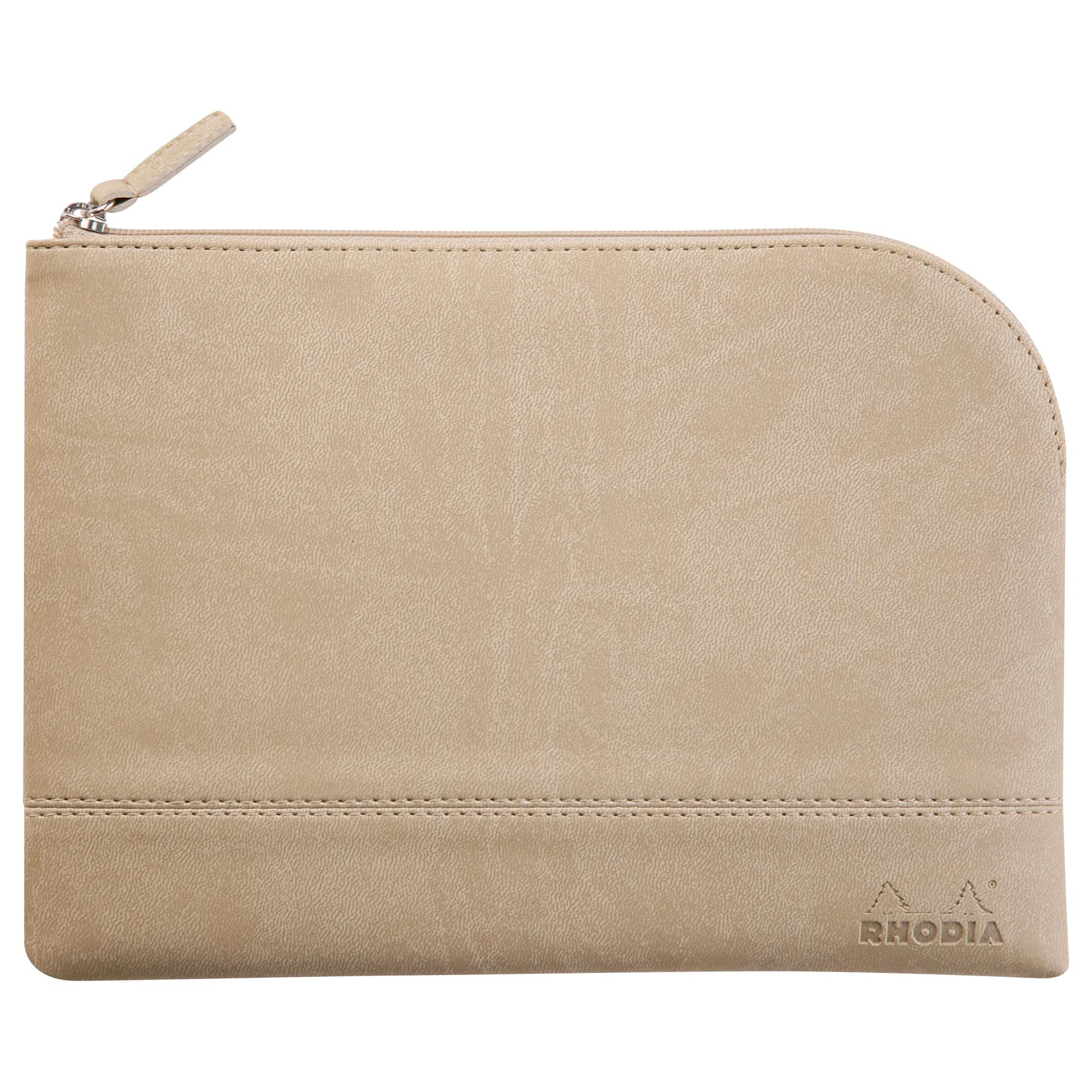 Bolsa con cremallera - Rhodia 116626C - Mediana - 16x22.