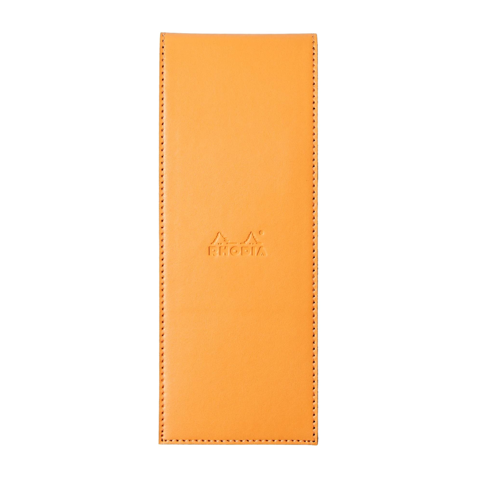 Funda porta-bloc + bloc - Rhodia 118098C - Cuadricula (5x5mm) - 8,4x22 + Bloc nº 8.