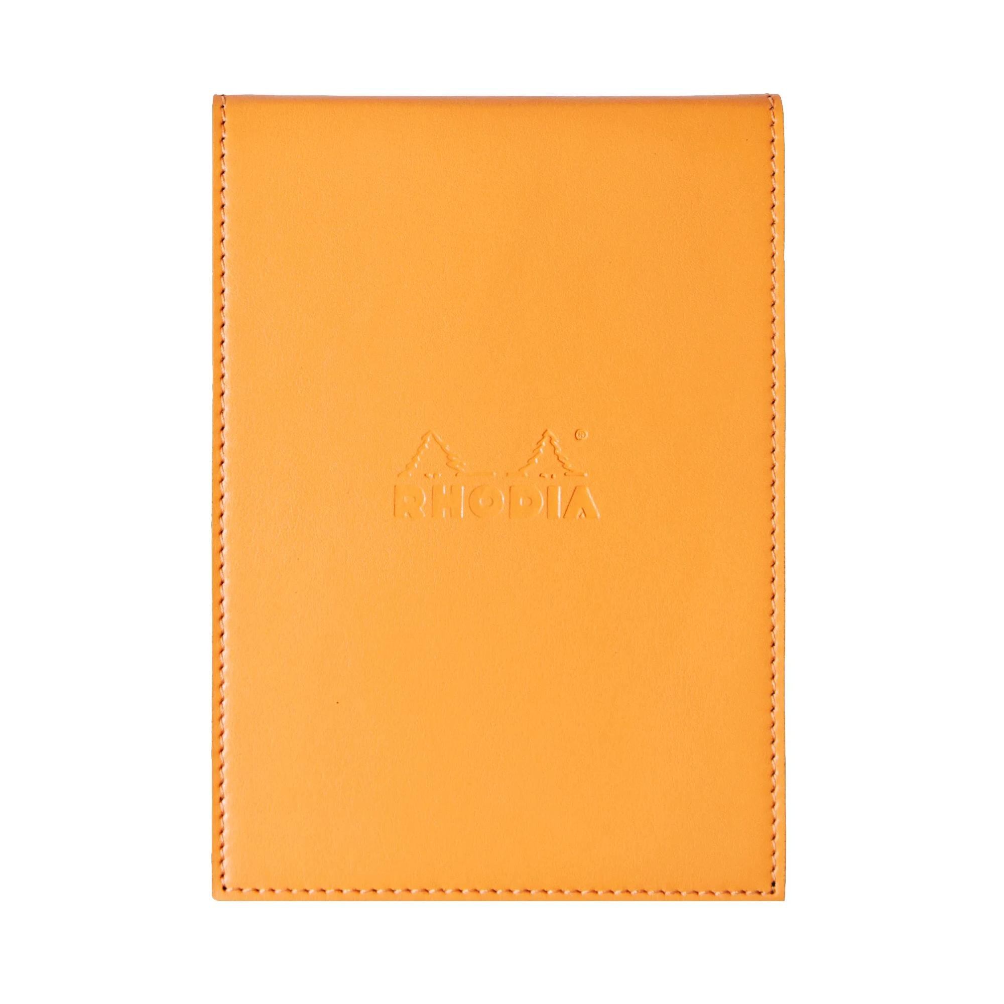 Funda porta-bloc + bloc - Rhodia 118138C - Cuadricula (5x5mm) - 11,5 x 15,8 + bloc N°13.