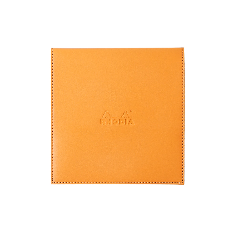 Funda porta-bloc + bloc - Rhodia 118148C - Cuadricula (5x5mm) - 16 x 16 + Le Carré N°148.