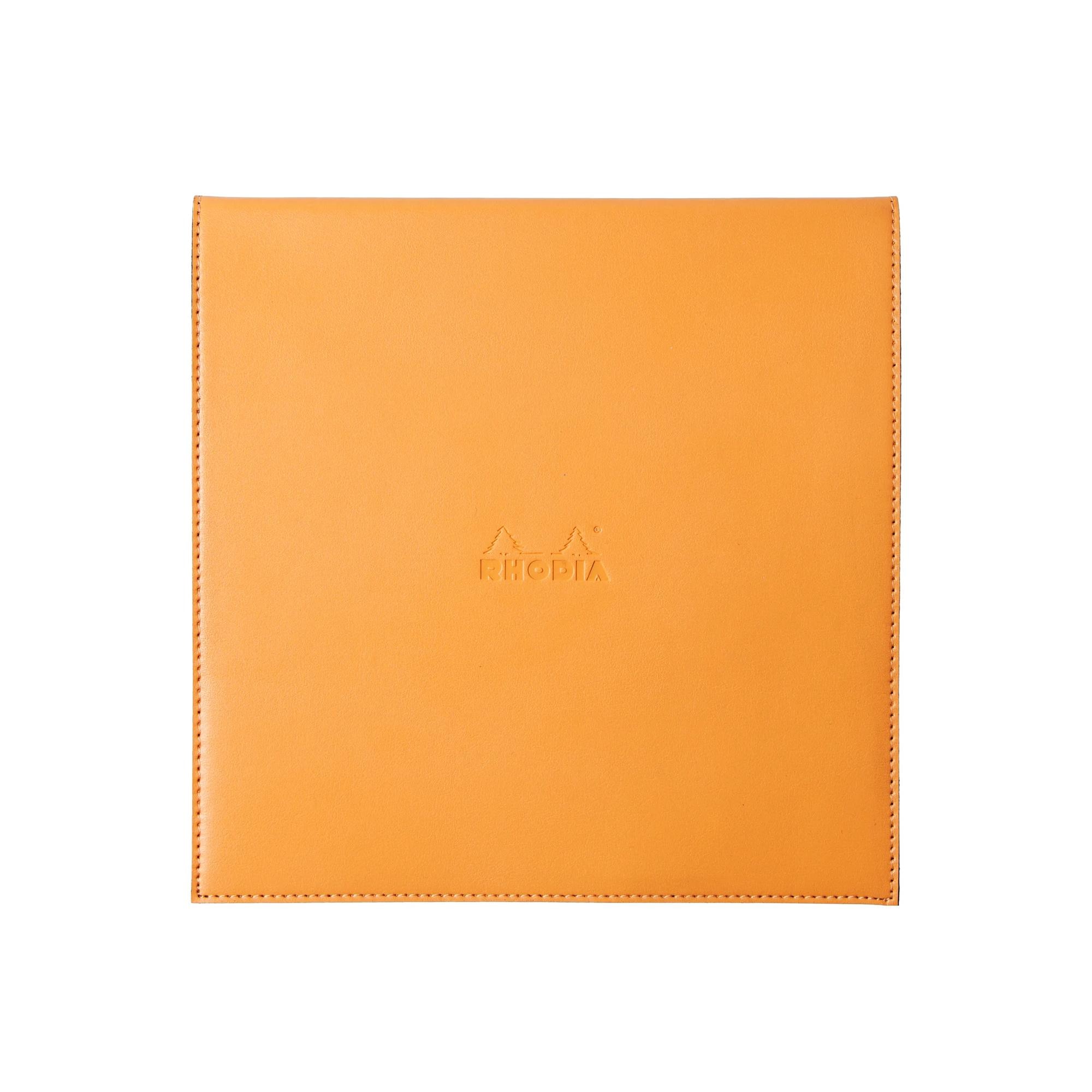 Funda porta-bloc + bloc - Rhodia 118318C - Cuadricula (5x5mm) - 22 x 22 + Le Carré N°210.
