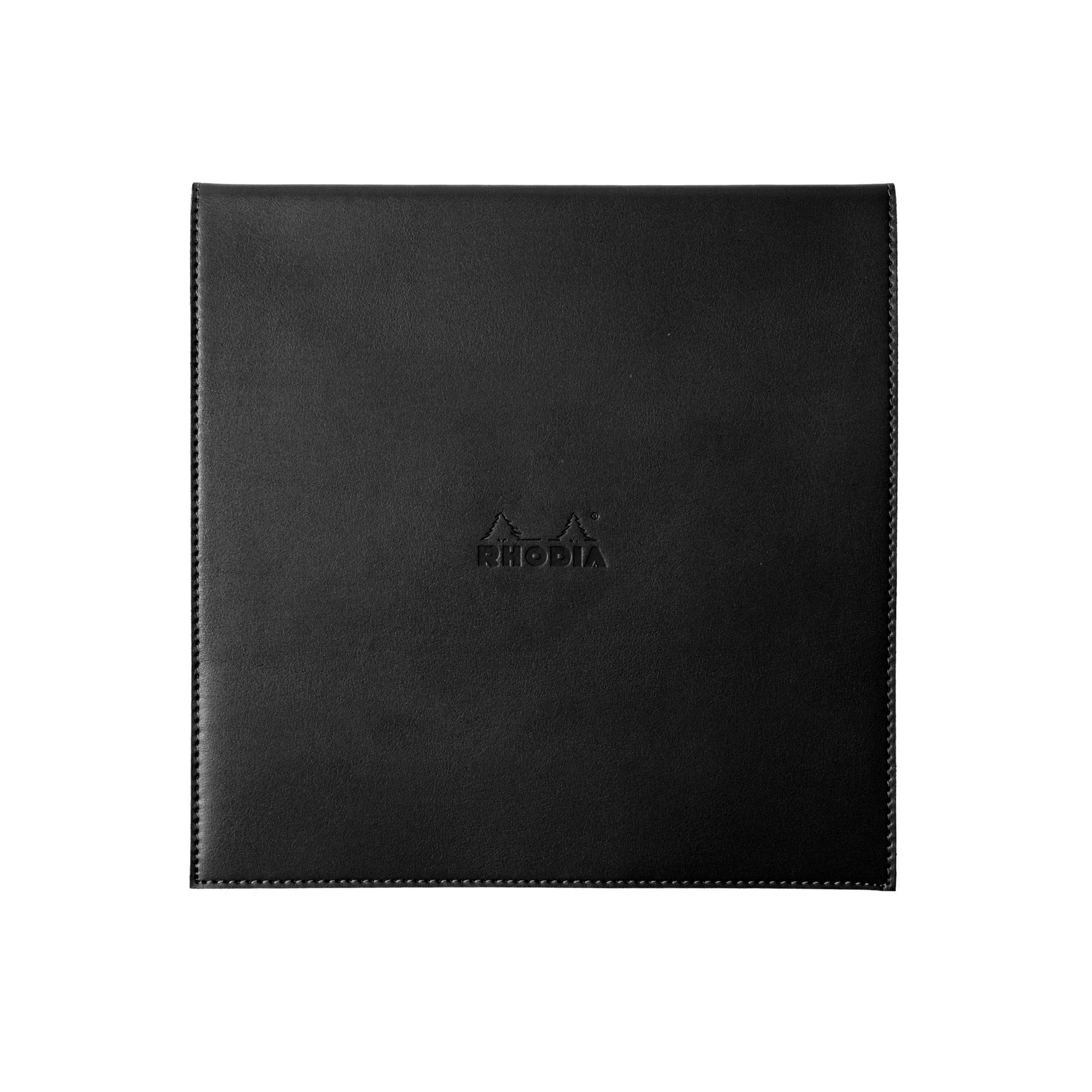 Funda porta-bloc + bloc - Rhodia 118319C - Cuadricula (5x5mm) - 22 x 22 + Le Carré N°210.