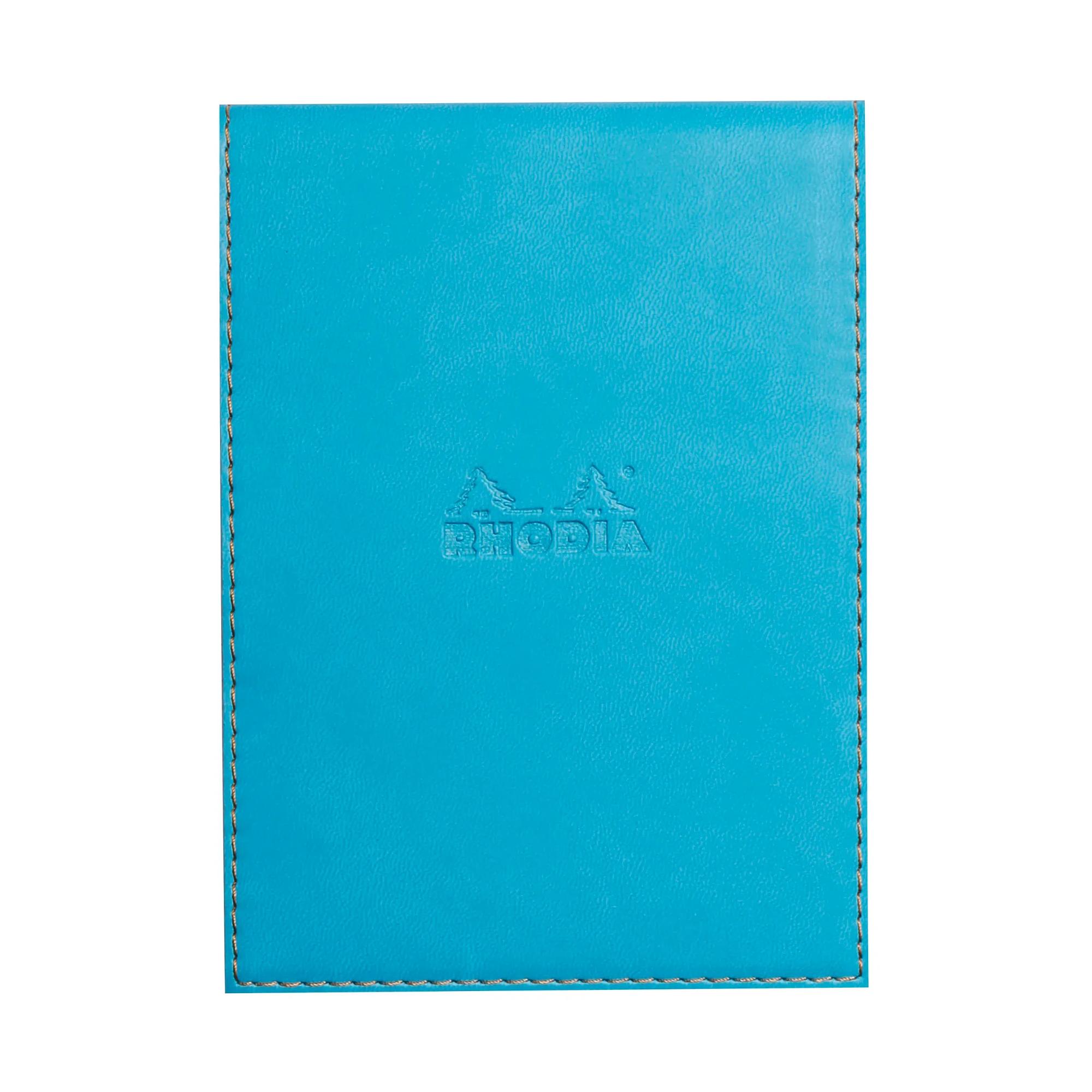 Funda porta-bloc + bloc - Rhodia 138107C - Cuadricula (5x5mm) - 11,5 x 15,8 + bloc N°13.