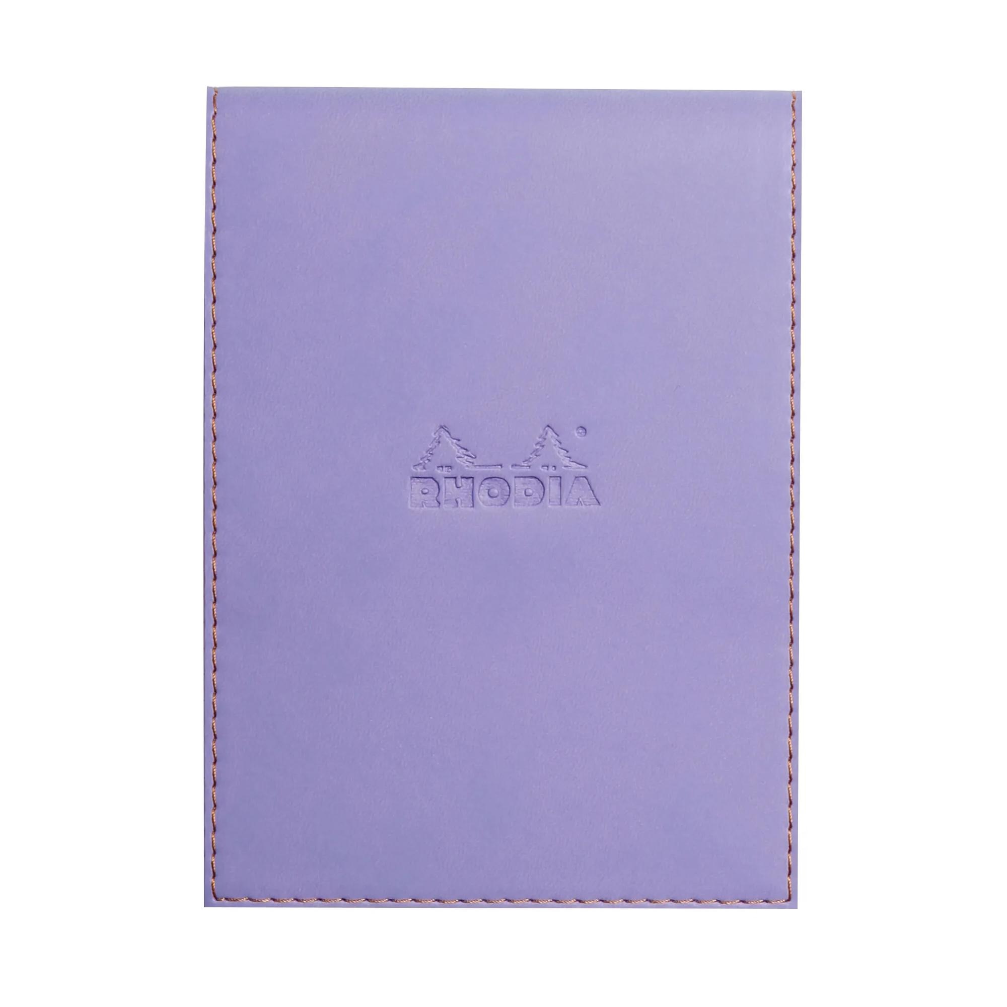 Funda porta-bloc + bloc - Rhodia 138109C - Cuadricula (5x5mm) - 11,5 x 15,8 + bloc N°13.