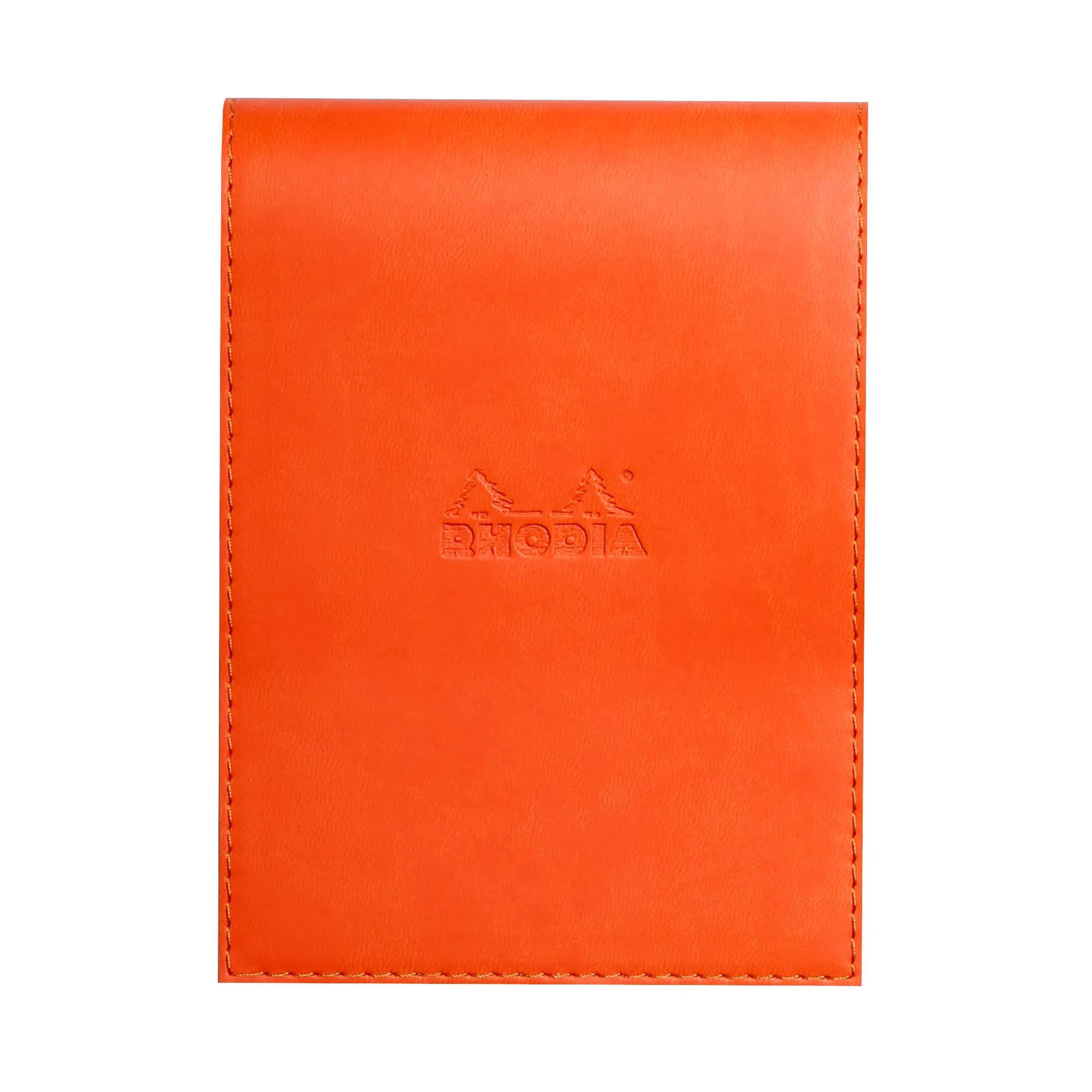 Funda porta-bloc + bloc - Rhodia 138114C - Cuadricula (5x5mm) - 11,5 x 15,8 + bloc N°13.