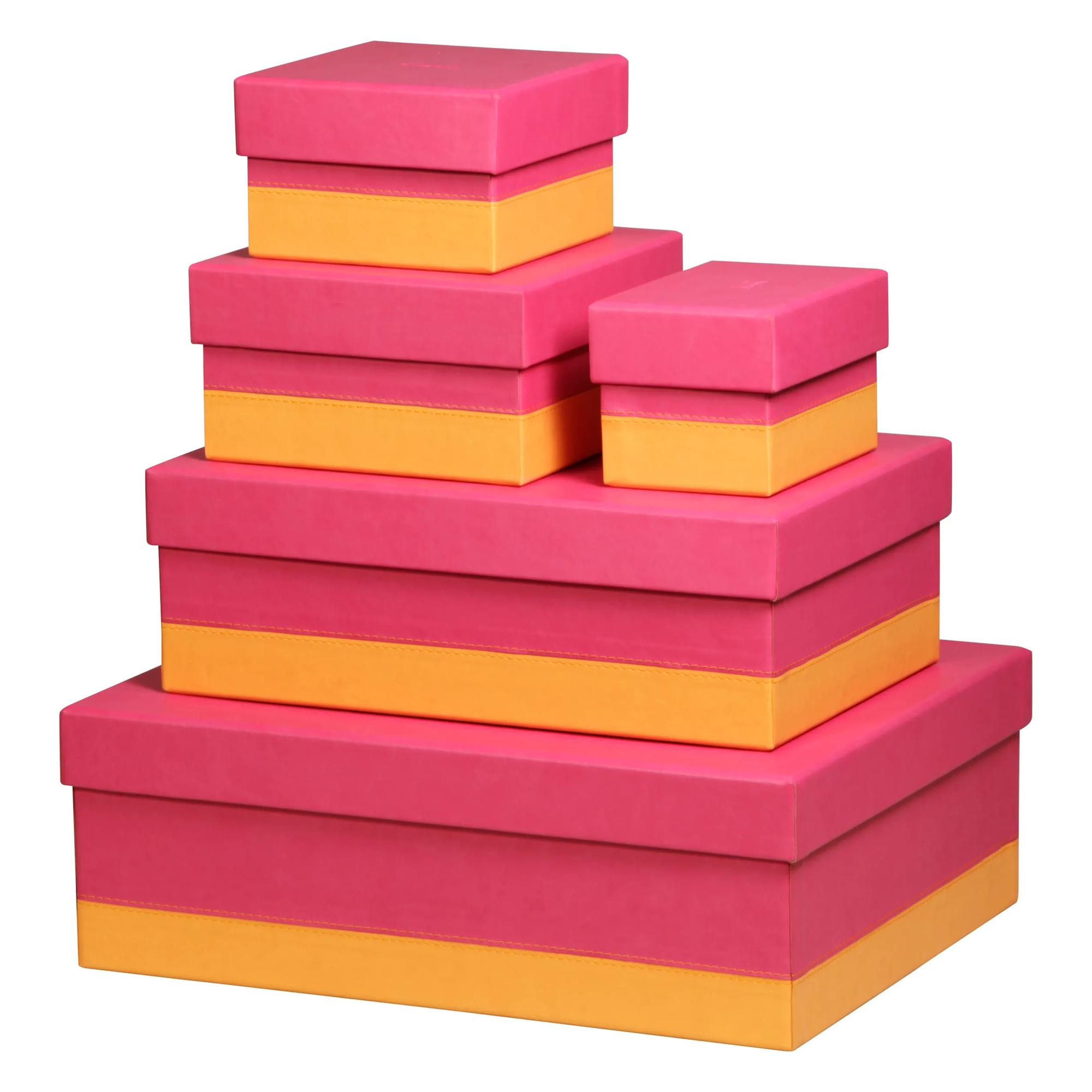 Juego de 5 cajas nido - Rhodia 318982C.