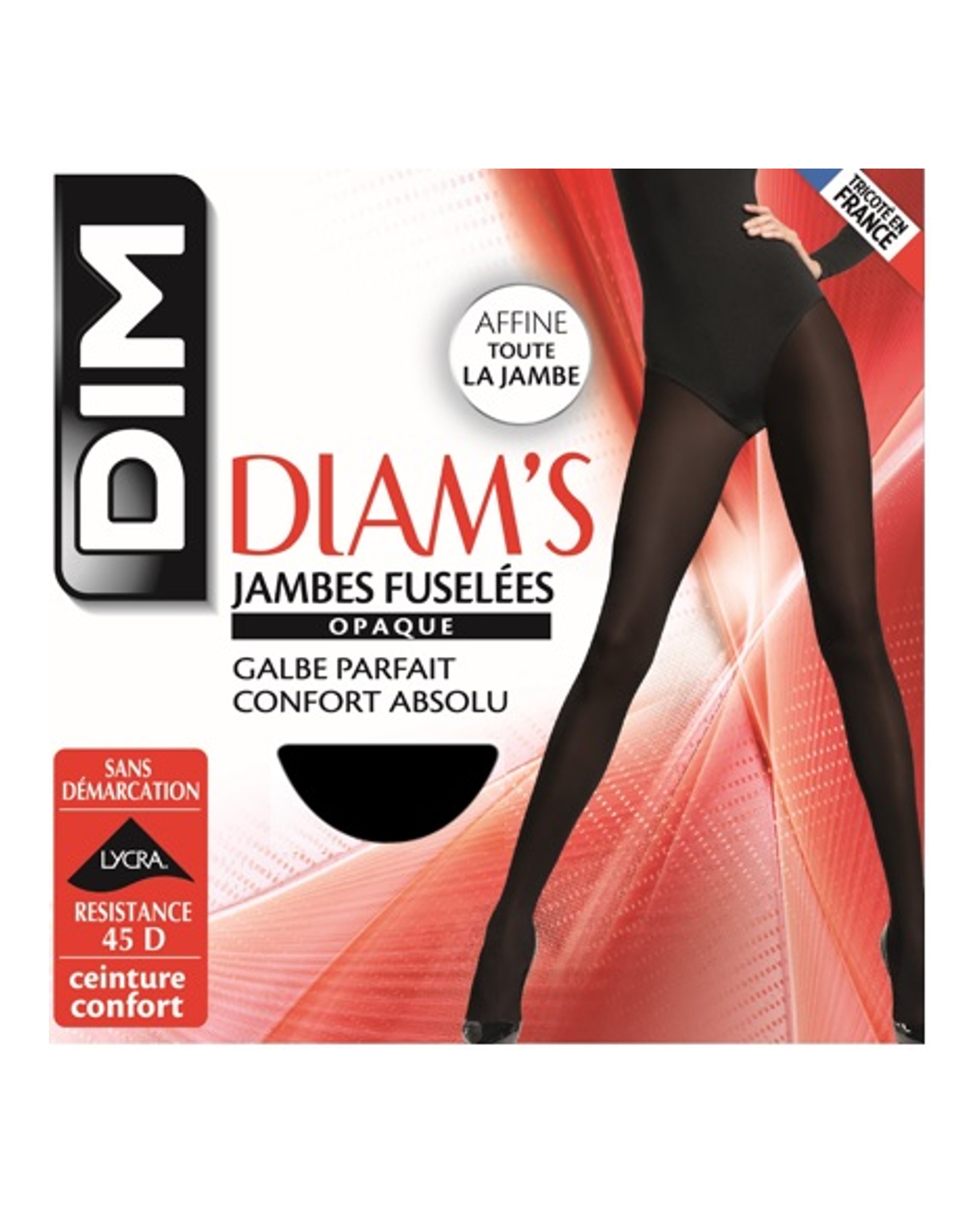 Panty moldeador diam's opaco que moldea desde la cintura a los pies - Dim - Negro Negro-1