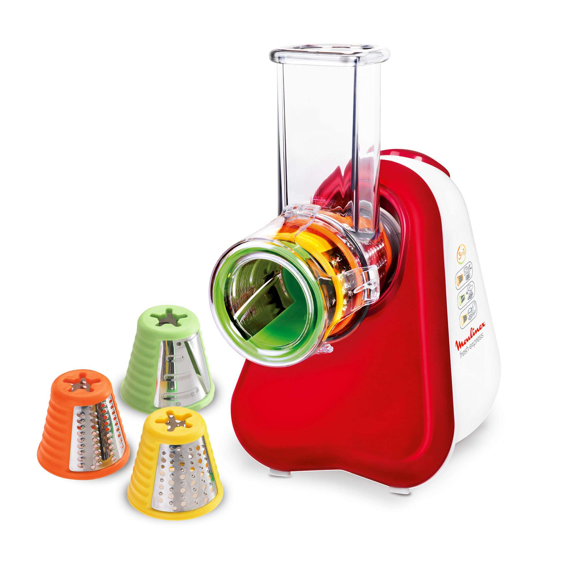 Moulinex – Cortador Rallador Moulinex Fresh Express 3 funciones.