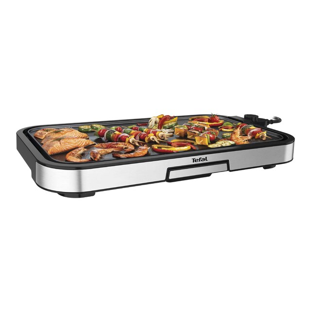 Imagen 0 de Parrilla de asar eléctrica TEFAL CB631D Giant Plancha XXL hasta 12 personas  5 ajustes termostato antiadherente