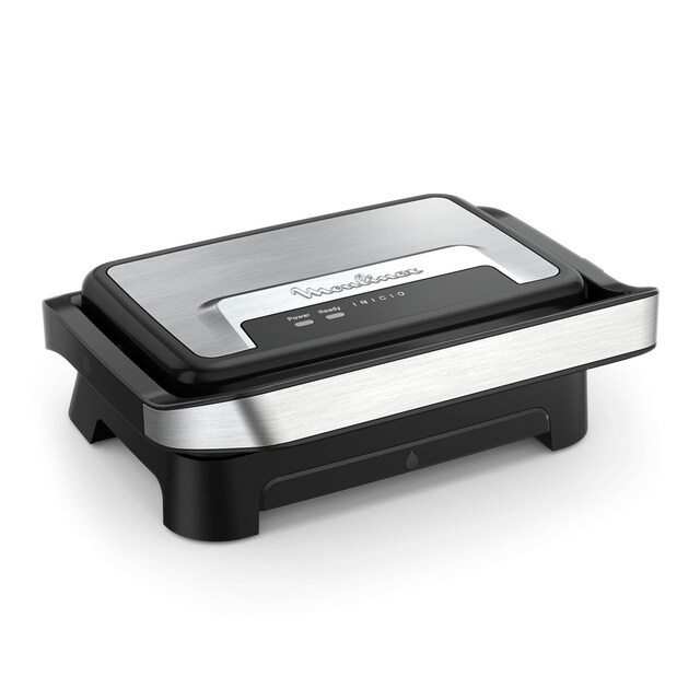 Imagen 0 de Grill Sandwichera Moulinex GI270 Inox y Antiadherente 1000 W