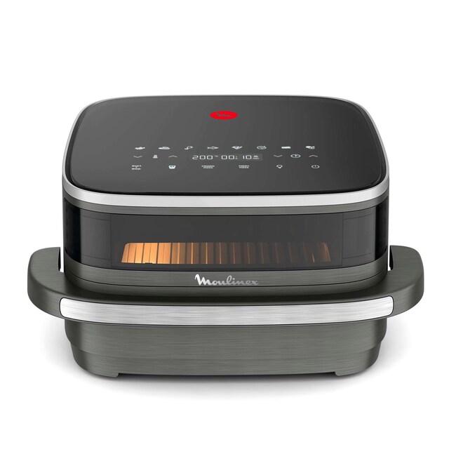 Imagen 0 de Freidora de Aire y Pizza Moilinex Doble Resistencia, pizza hasta 27cm, 10 programas, 2200 W capacidad 4L