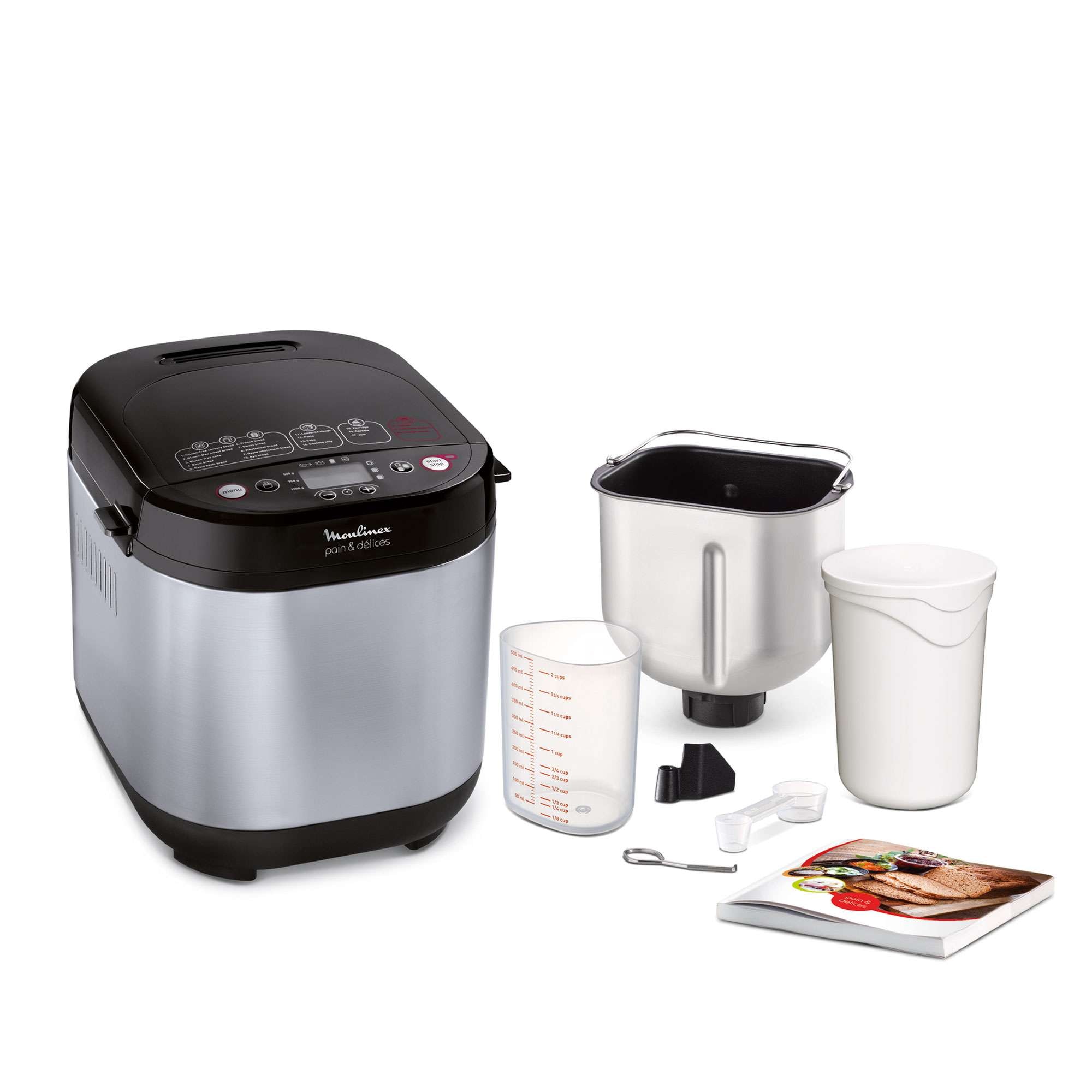 Imagen 0 de Panificadora Moulinex Pain & Délices OW240 de 1 kg Inox