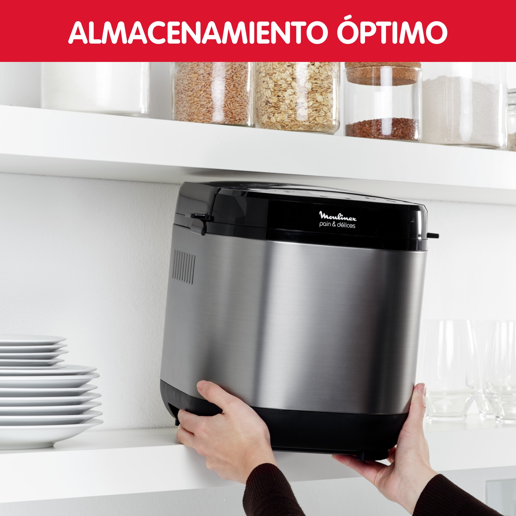 Panificadora Moulinex Pain & Délices OW240 de 1 kg - Inox Inox-5
