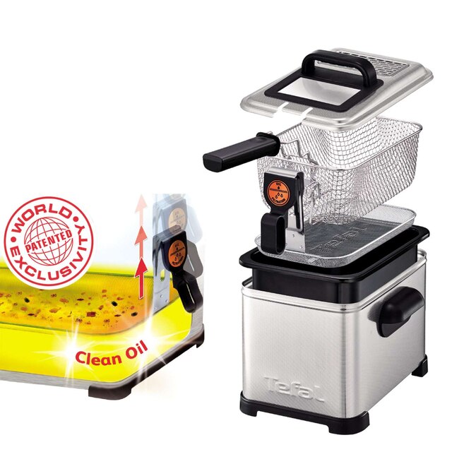 cuidadosamente Expansión interferencia Freidora Tefal Filtra Pro Premium FR5161 semiprofesional de 4L · El Corte Inglés cuidadosamente Expansión interferencia Freidora Tefal Filtra Pro Premium FR5161 semiprofesional de 4L · El Corte Inglés