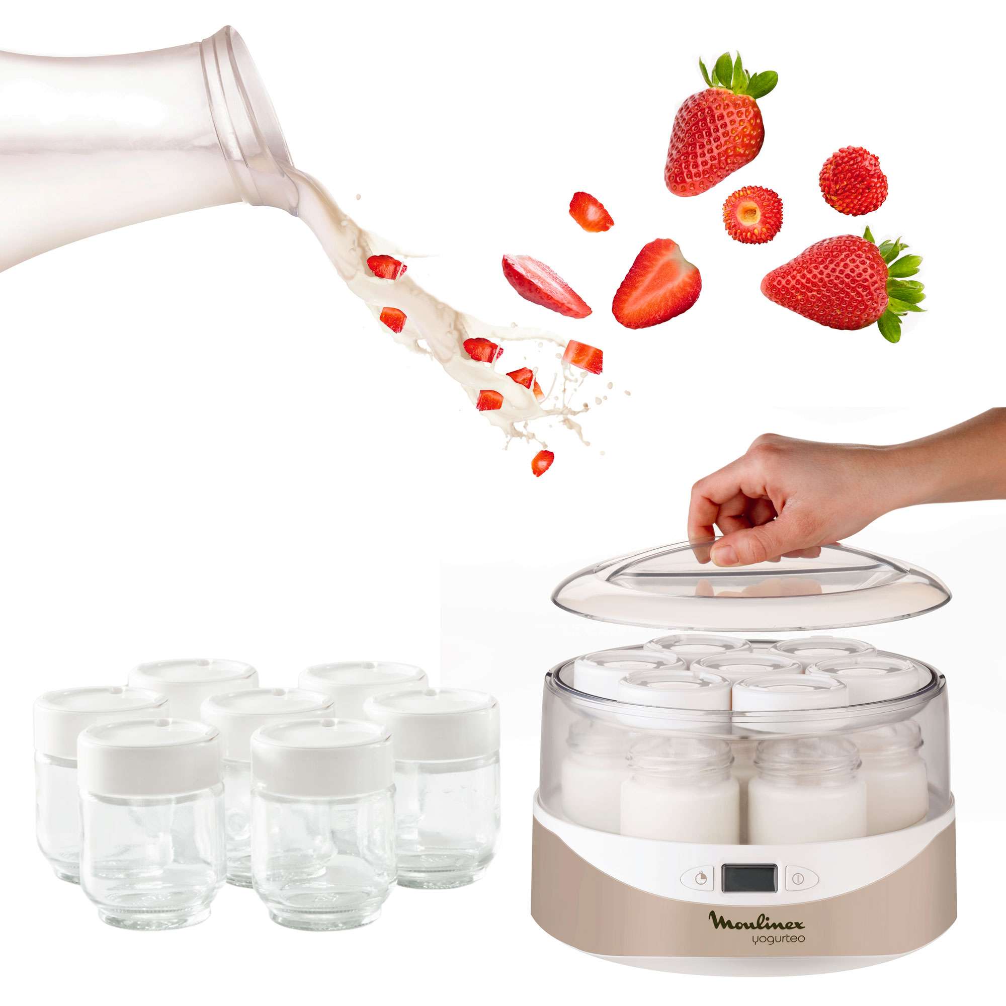 Thumbnail 2 de Moulinex YG231 yogurtera programable 7x160 ml 😊