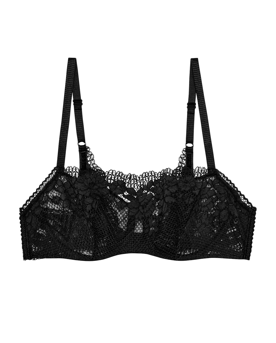 Sujetador con aros de escote recto Nina - Passionata - Negro Negro-2