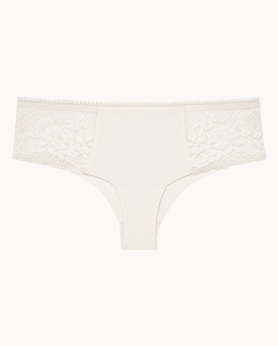 Culotte con encaje Nina - Passionata - Azul claro Marfil-3