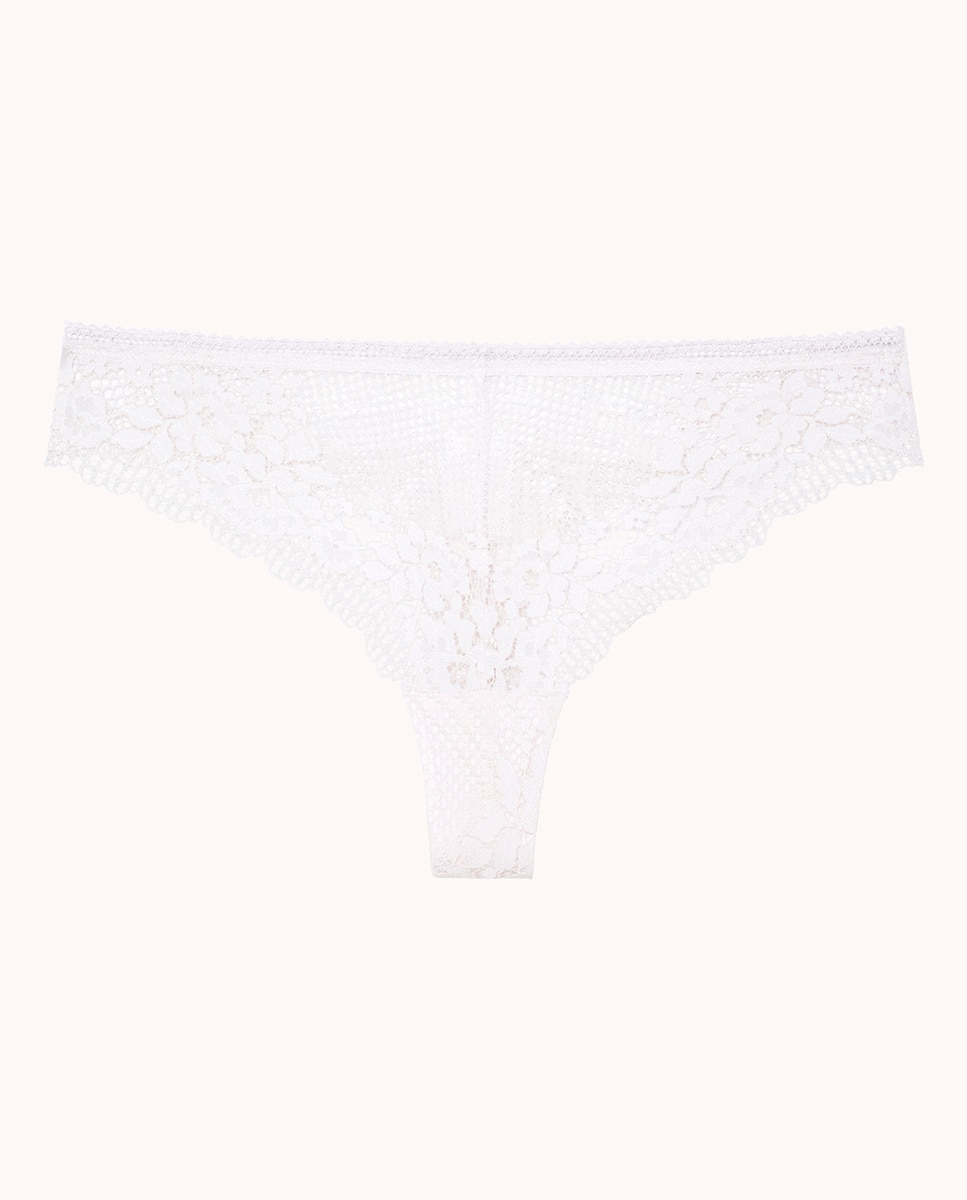 Tanga de encaje Nina - Passionata - Marfil Marfil-3