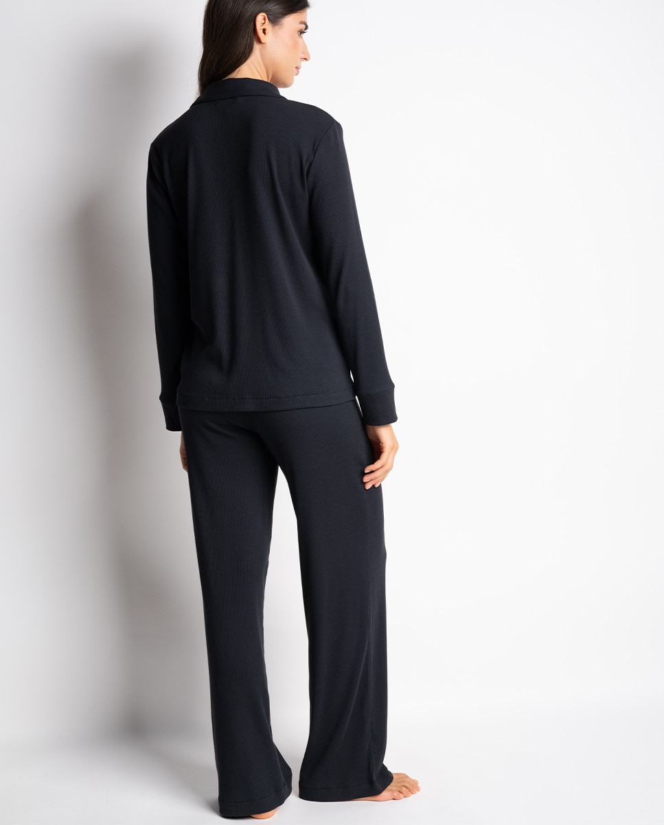 Pantalón de pijama de modal y algodón Kate - Passionata - Negro Negro-2