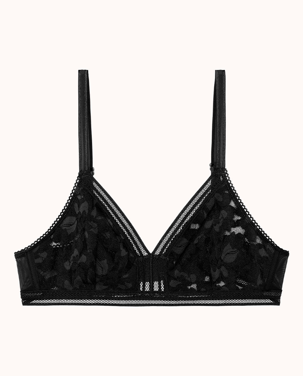 Sujetador triángulo sin aros Gardenia - Passionata - Negro Negro-6