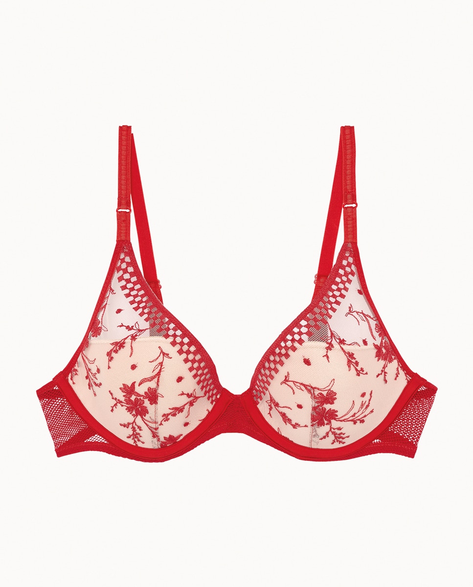 Sujetador de capacidad preformado con aros Suzy - Passionata - Rojo Rojo-5