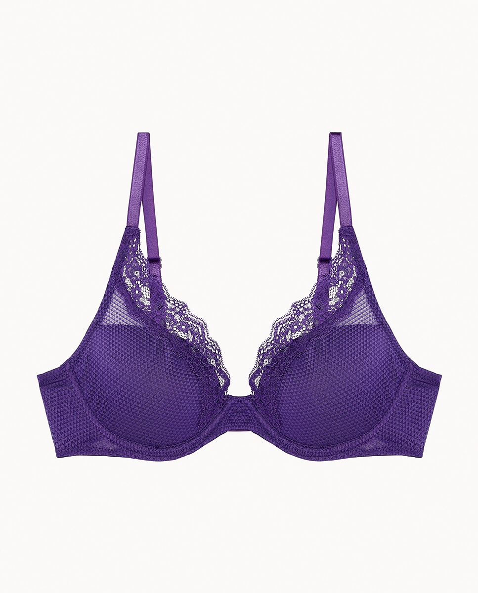 Sujetador de capacidad preformado con aros Brooklyn - Passionata - Morado Morado-4