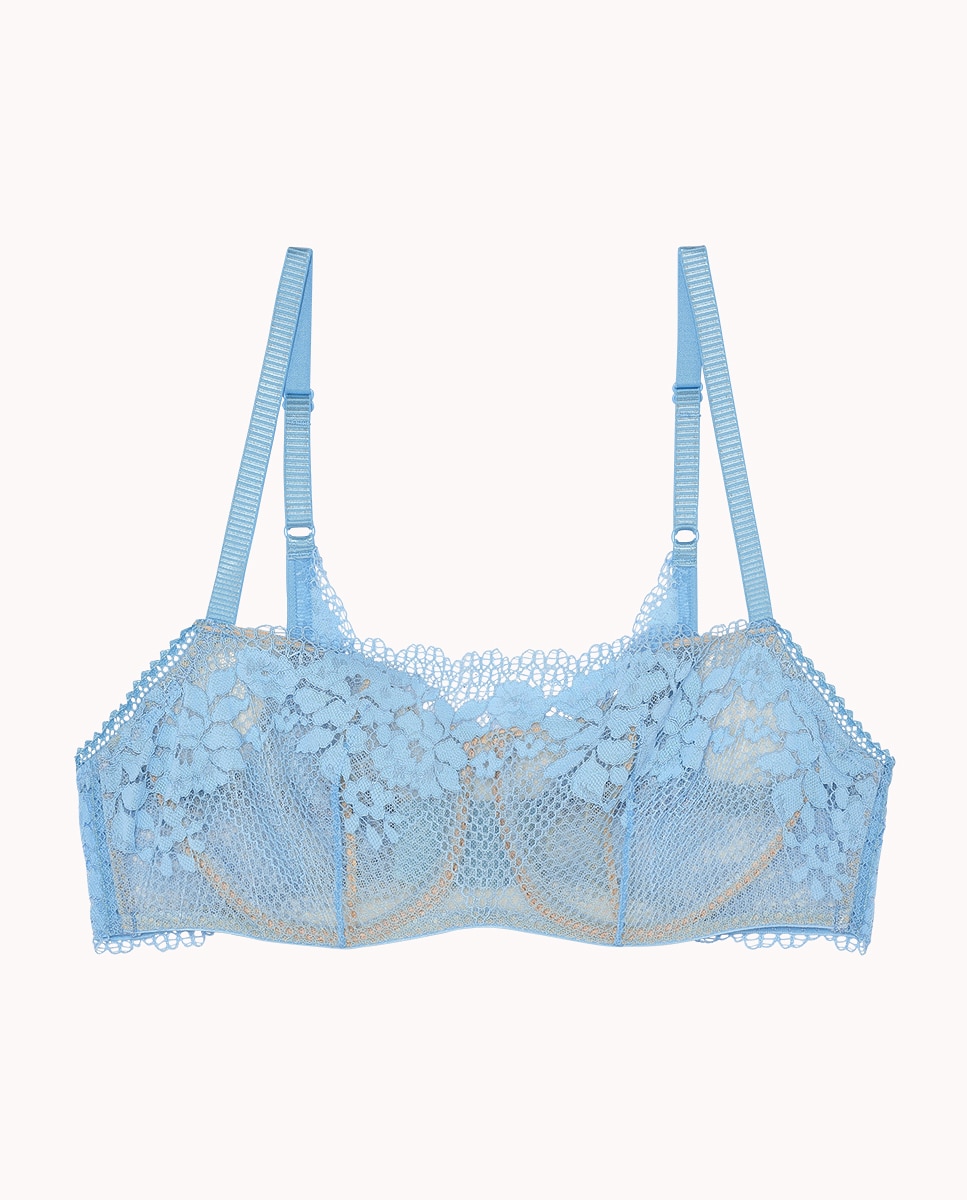 Sujetador con aros de escote recto Nina - Passionata - Azul claro Azul claro-5