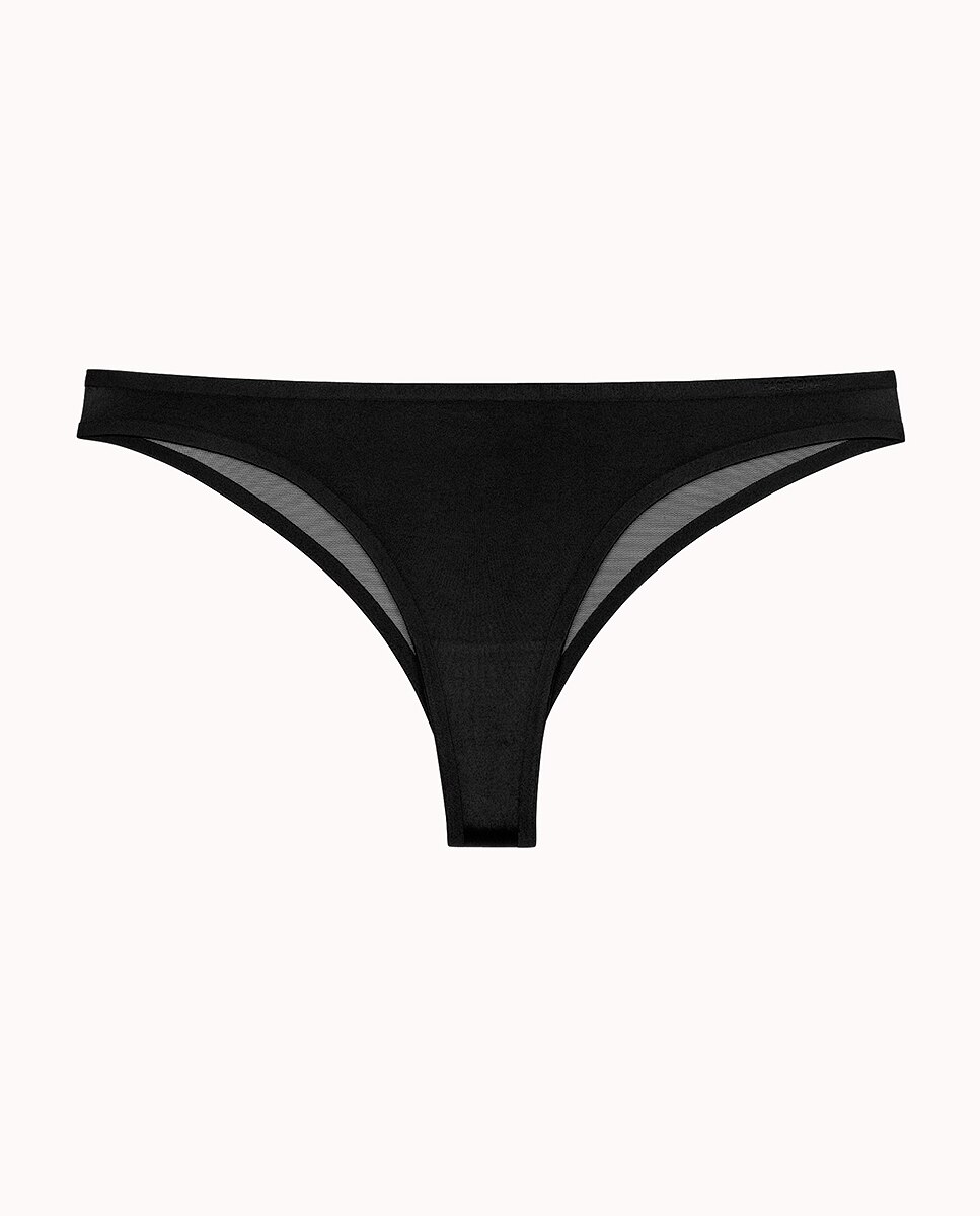 Braga brasileña de microfibra Bianca - Passionata - Negro Negro-4