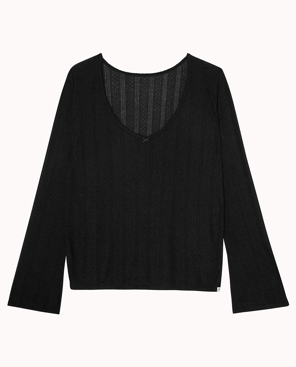 Camiseta manga larga Charlie - Passionata - Negro Negro-5