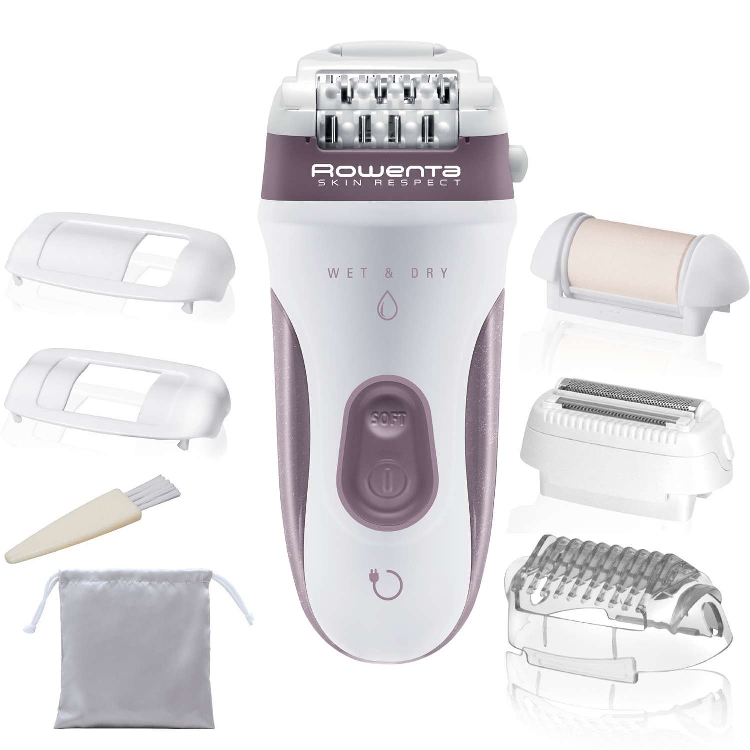 Rowenta – Depiladora Rowenta Skin Respect EP8060 para usar bajo el agua.