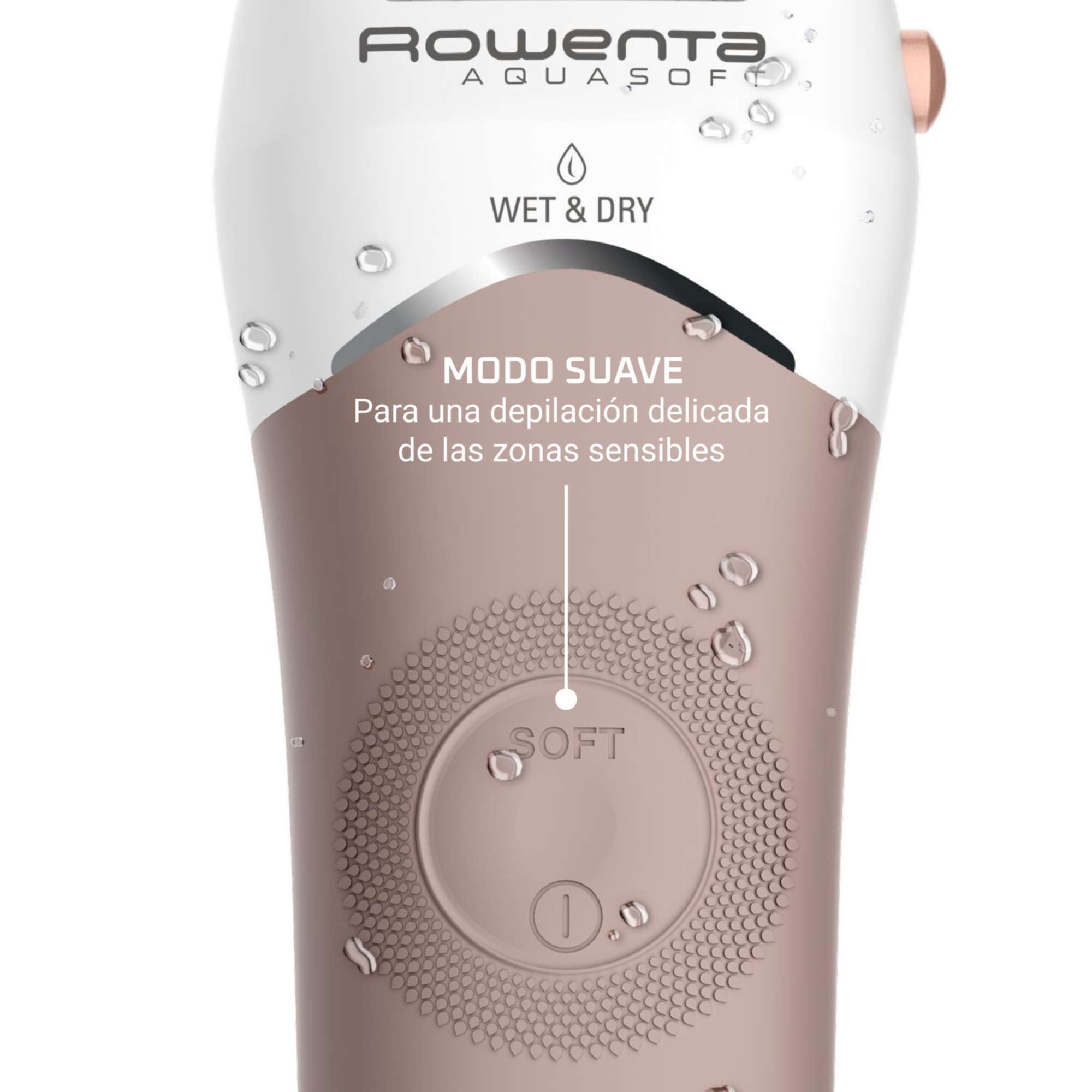 Depiladora Rowenta Aquasoft Wet&Dry - Beige Beige-6