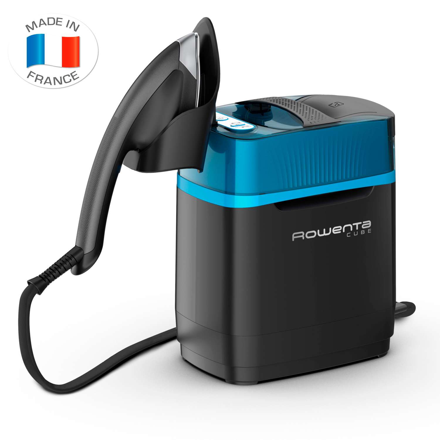 Centro de planchado vertical y cepillo de vapor Rowenta UR2020 Cube 2170W 5.8 bares, depósito 1.1 L - Negro Negro-3